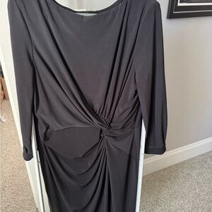 Ralph Lauren Elegant Black Long Sleeve Dress